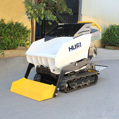 Camión de caucho tipo de movimiento Cargador de rastro de 300 kg 500 kg Mini Dumpper de rastro