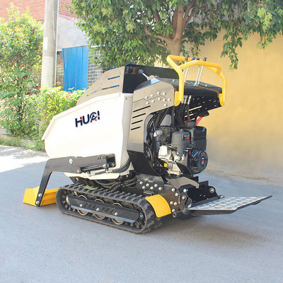 Camión de caucho tipo de movimiento Cargador de rastro de 300 kg 500 kg Mini Dumpper de rastro