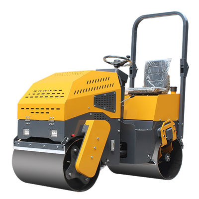 Capacidad de grado del 30% Roller de carretera de doble tambor pequeño con motor CHANGCHAI