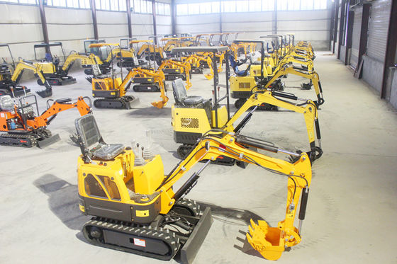 Ancho del chasis de 1100 mm Mini excavadora HUAQI 1 tonelada 2 toneladas 3 toneladas para excavar hasta 2000 mm