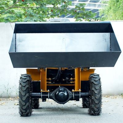 3000*1000*1500 mm Dimensión CE Mini cargador de ruedas homologado con capacidad de 1 tonelada