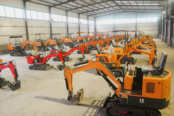 2000 mm Profundidad máxima de excavación Mini Excavadora 1,7 1,8 toneladas con 0,04m3 Capacidad de cubo