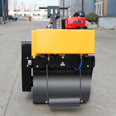 500 kg Pequeño paseo detrás de la carretera Roller de tambor único Compactor de asfalto de suelo para reparación de carreteras