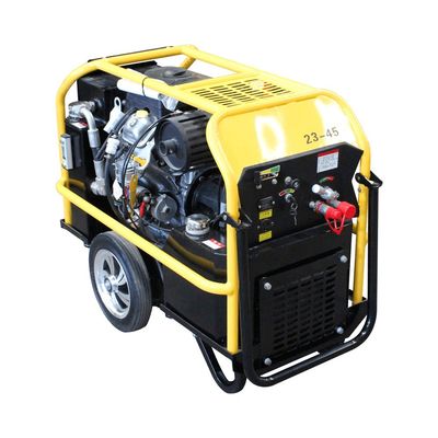 Unidad de potencia hidráulica diesel de 660 mm de ancho para bomba de lodo 23HP Motor 12cm3
