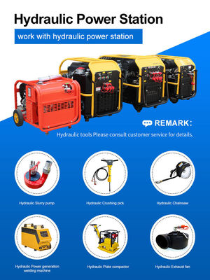 Unidad de potencia hidráulica diesel de 660 mm de ancho para bomba de lodo 23HP Motor 12cm3