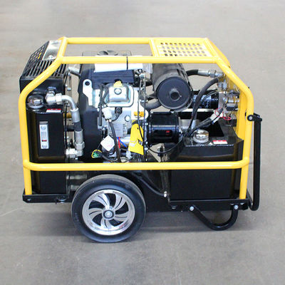 Unidad de potencia hidráulica diesel de 660 mm de ancho para bomba de lodo 23HP Motor 12cm3