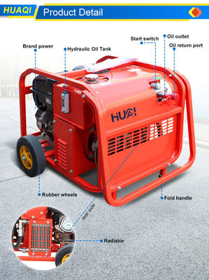 Capacidad del tanque hidráulico de 18L Mini Estación de energía del motor de gasolina para aplicaciones flexibles