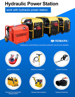 Capacidad del tanque hidráulico de 18L Mini Estación de energía del motor de gasolina para aplicaciones flexibles