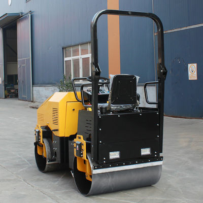 Ancho de la rueda de acero 1000 mm X 2 rodillos de carretera para carreteras de asfalto pequeño y compactación del suelo