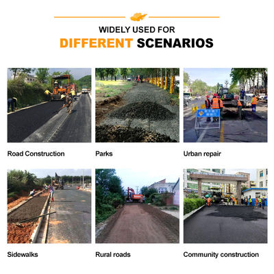 1m de ancho de trabajo Pavimentador de asfalto con 2000 mm de longitud y 28 m/min de velocidad
