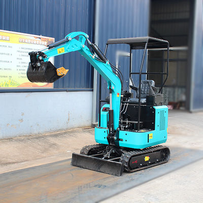 Excavadora pequeña de 1.8 toneladas excavadora hidráulica con longitud de vía de 1300 mm