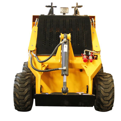 Máquinas pequeñas para la agricultura Mini excavadora rueda tipo Mini Skid Steer con motor Stratton