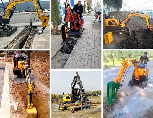 Velocidad nominal estándar Mini Excavadora Excavadora compacta con envío gratuito