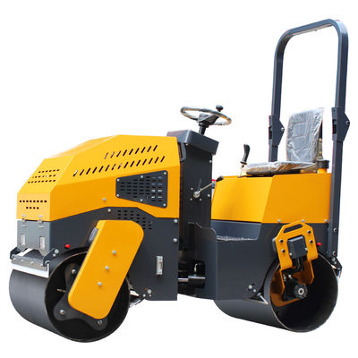 Máquinas para carreteras mini 1 tonelada 2 toneladas 3 toneladas Compactor de rodillos hidráulicos con bomba Huade