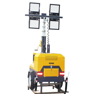 Lámpara diesel de luz telescópica LED de 35000lm 1000W*4 de uso pesado con CRI estándar