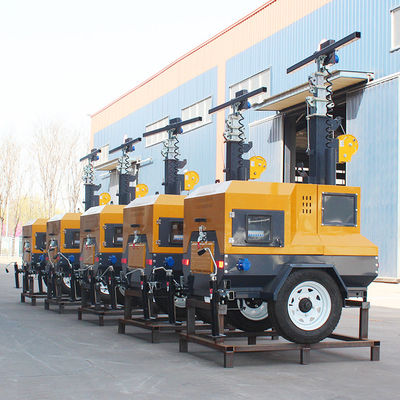CE ISO Standard Led Electric Light Tower/Stack Light/Light Tower con 40000 horas de tiempo de trabajo