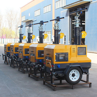 CE ISO Standard Led Electric Light Tower/Stack Light/Light Tower con 40000 horas de tiempo de trabajo