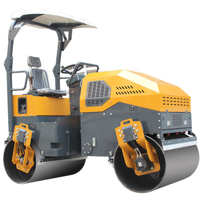 Capacidad de 40% de alto grado Roller de compactación vibratorio de doble tambor para compactación de carreteras