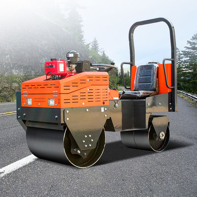 Roller mini vibratorio de alta potencia de 8 CV de 1 tonelada para la construcción de carreteras de pequeño tamaño