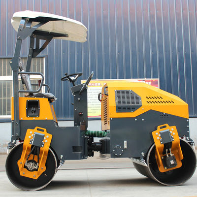 Transmisión hidráulica completa HQ-YL1200 Roller vibratorio de 3 toneladas para compresión de carreteras
