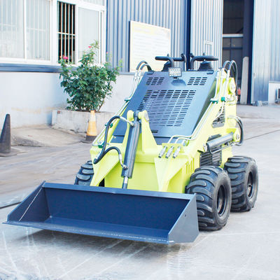 375KG HQ cilindro hidráulico diésel cargador de pista de deslizamiento de dirección cargador delantero con pista