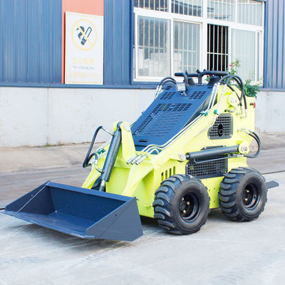 375KG HQ cilindro hidráulico diésel cargador de pista de deslizamiento de dirección cargador delantero con pista