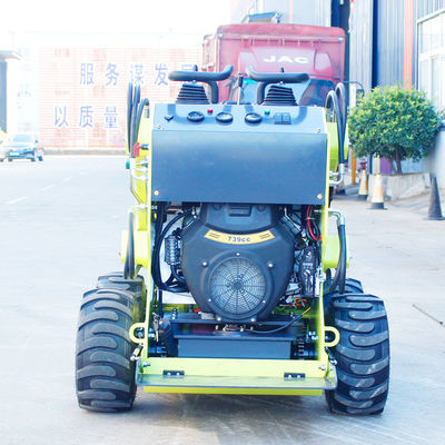 375KG HQ cilindro hidráulico diésel cargador de pista de deslizamiento de dirección cargador delantero con pista