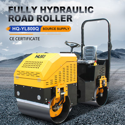 Equipo de construcción de carreteras YL800 Hidráulico completo de 1,2 toneladas Tambor de diámetro 530 mm Roller