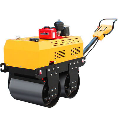 0.5 Toneladas de caminata detrás de tambor doble rodillo vibratorio rodillo con punto de venta único