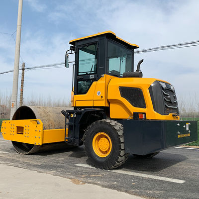 88 kw YUNNEI Motor HQ-YL8000 8 toneladas de rodillo vibratorio para la construcción de asfalto
