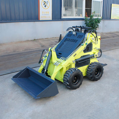Mini Slid Steer Loader con retroexcavadora y cubo giratorio de detección para diversos terrenos