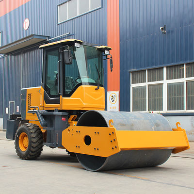 Compactor de rodillos vibratorios de fuerza excitante tándem de 120KN para la compactación precisa de asfalto