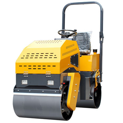 Doble tambor 3000kg Roller totalmente hidráulico La máquina ideal para la construcción vibratoria