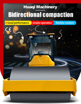 Compactor de tierra de acero de rodillo vibratorio de 8 toneladas con 1 competitivo
