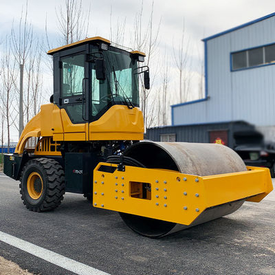 CHANGCHAI 6 toneladas de rodillo vibratorio autopropulsado con velocidad continuamente variable