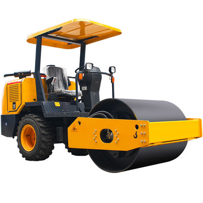 CHANGCHAI Motor 120KN Excitante fuerza tambor único rodillo vibratorio para la construcción