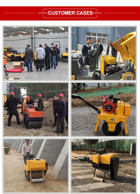 Compactor de carreteras con tambor único de 5 toneladas 10 toneladas 12 toneladas 14 toneladas 16 toneladas Roller de carreteras con 88W