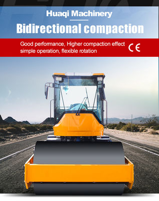 Compactor de carreteras con tambor único de 5 toneladas 10 toneladas 12 toneladas 14 toneladas 16 toneladas Roller de carreteras con 88W