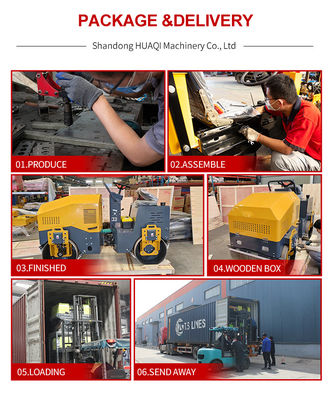 3500 kg 4000 kg Roller de vibración totalmente hidráulico para compactar el suelo de asfalto y hormigón
