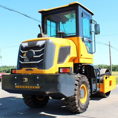 80KN Exciting Force Disc Air Cap Oil Brake Road Roller para ingeniería de la construcción