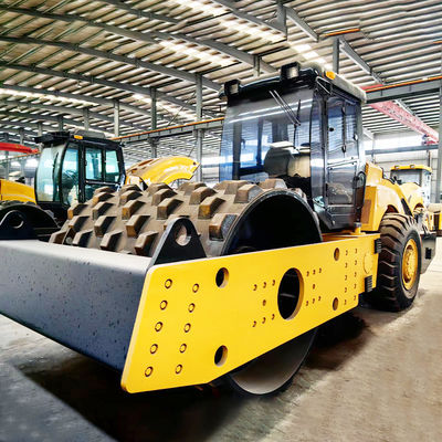 Sistema totalmente hidráulico Doble tambor único Vibración de rodadura en rodillo para la compactación de la carretera