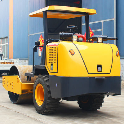 Con una eficiencia de funcionamiento superior, un solo rodillo de tambor compactador rodillo de suelo vibratorio para la venta