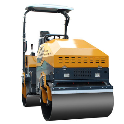 Tipo de motor de cilindro único Roller vibratorio para EPA Doble tambor Asfalto totalmente hidráulico