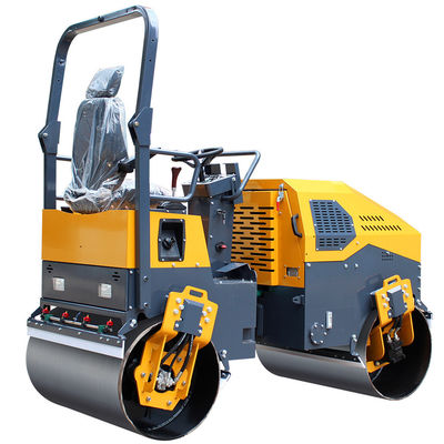 Tipo de motor de cilindro único Roller vibratorio para EPA Doble tambor Asfalto totalmente hidráulico
