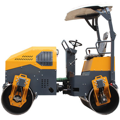 Tipo de motor de cilindro único Roller vibratorio para EPA Doble tambor Asfalto totalmente hidráulico