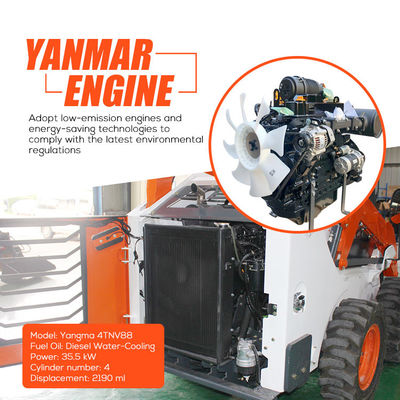 Envío gratuito Euro 5 EPA Steer de deslizamiento diesel multifunción Mini Steer de deslizamiento cargador precio